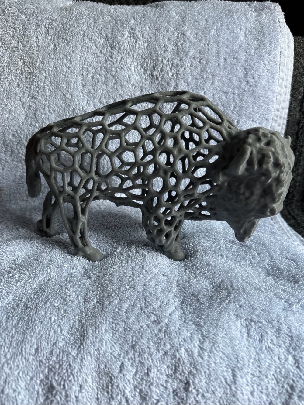 Plastic Sculptural Buffalo